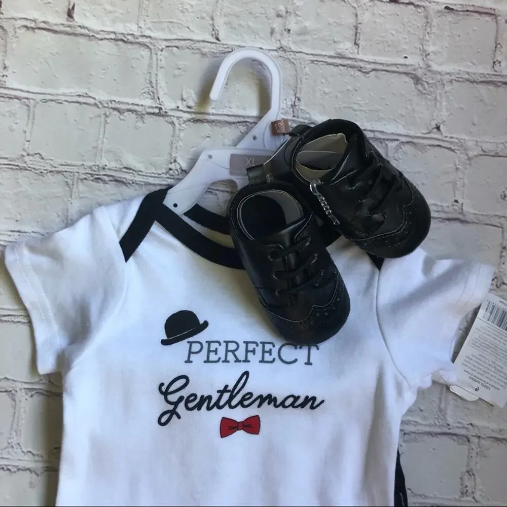 Little Treasures Baby Boy Three Piece Set Sz 9-12M